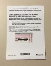 MS Essential Business Server 2008 Standard 20er OEM User Cals (EBS) 6YA-00058