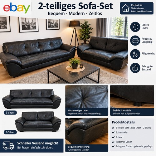 Sitzer sofa leder - sofa,