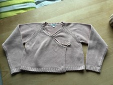 Strickjacke Cardigan Mädchen Vertbaudet 134 140 altrosa