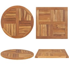 Tischplatte Massivholz Teak