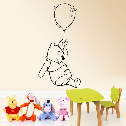 Winnie the pooh wandsticker - winnie,