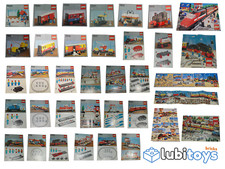 Lego® Eisenbahn TRAIN 12V Bauanleitung BA Bauplan INSTRUCTIONS ZUG VINTAGE