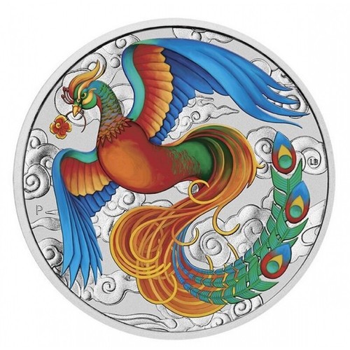 Unze 999 silber phönix - silber,