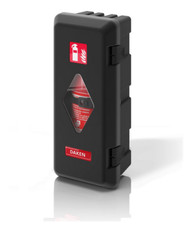 Feuerlöscherkasten SCHWARZ 6