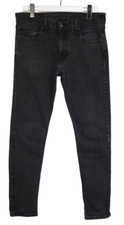 Levi's Lot 512 Lo - Ball Herrenjeans W33 Gewaschen Schwarz Zip Fly Stretch