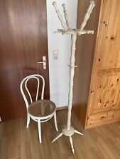 Kleiderständer mit Stuhl - Garderobe Holz - Vintage