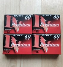 Sony MiniDV Camcorder Kassette Digital Videocassette DVM60PR2 NEU OVP 4 STÜCK