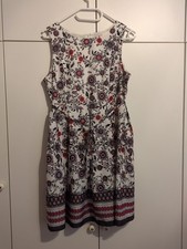 Iska London Kleid Rot Schwarz