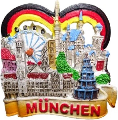 Magnet souvenir münchen 6 - 7, x