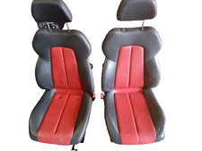 Sitze für Mercedes Benz SLK R170 Bicolor Leder rot schwarz