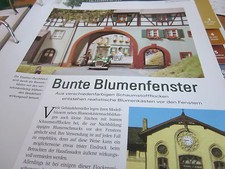 Meisterschule Modelleisenbahn 2 Begrünung Blumenkästen Blumenfenster 2S