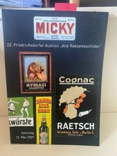 Auktionskatalog Micky Waue -