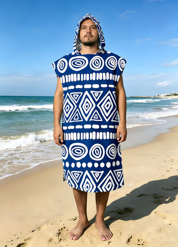 Unisex strandponcho badeponch - unisex,