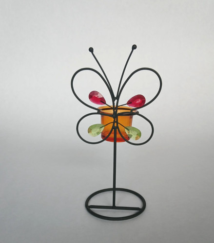 Teelicht halter schmetterling - teelicht-halter,