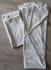 1 x Schlaufengardine   Gardine   1,75 m  x  2,30 m   Creme / Blümchen