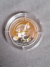 1200 Jahre Deutsche Münzgeschichte, 999er Silber,Einf. Euro, mit Goldapplikation
