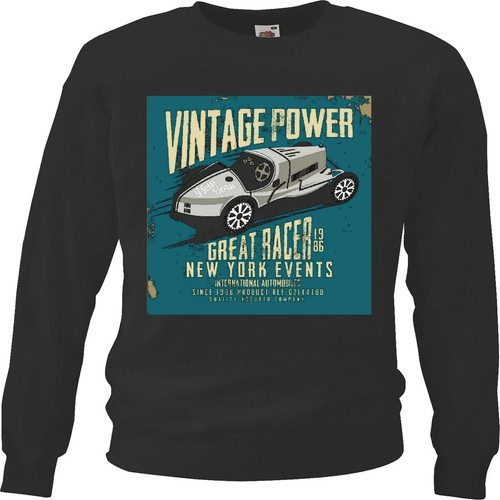 Sweatshirt vintage power great - sweatshirt,
