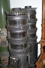 Gussofen Kanonenofen Art Deco