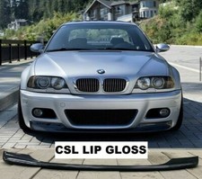 bmw E46 CSL Frontspoilerlippe M3 Stoßstange Splitter ABS Kunststoff - Glanz