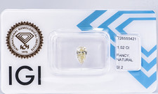 Diamond 1.02ct Fancy Yellow, Natural SI2