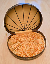 Vintage Ovaler Art Deco leerer