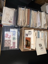 Zwei Kartons mit ca 1000 Briefen Deutsches Reich sowie Marken
