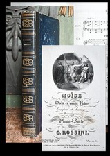 c1824 Schöner Einband Gioachino Rossini Moïse Opéra en quatre Actes