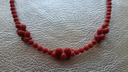 Collier halskette aus korallen - collier,