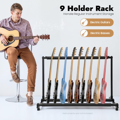 Fach gitarrenstander - 9-fach,