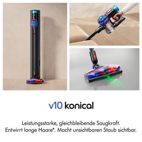 Dyson v10 konical auto empty - konical, +