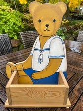 Land-art Blumenkasten / Utensilo "Bär“, 31 cm x 42 cm