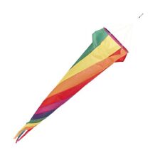 Windspiel Turbine HQ Windturbine 180 cm Rainbow Windsack Leinenschmuck Windfahne