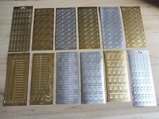 Stickerbogen/Konturensticker - Kommunion/Taufe/Hochzeit - verschiedene Motive