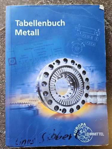 Tabellenbuch metall mit - tabellenbuch, metall: