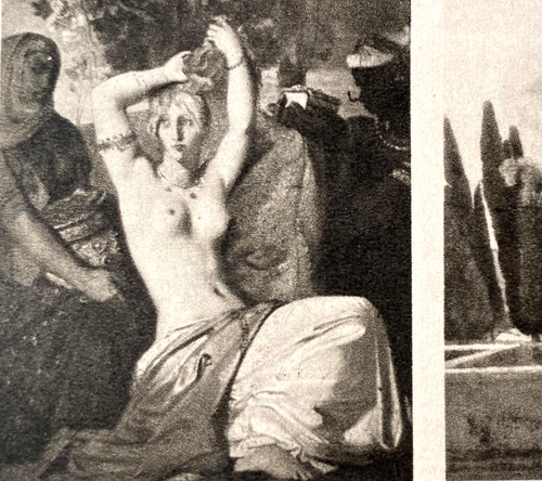 Alte lithographie beaux arts - alte, beaux-arts