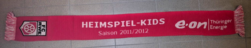 Rot weiss erfurt schal - weiss, /