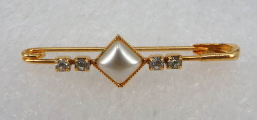 Neugablonz brooch gewand - neugablonz,