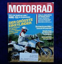 Motorrad 20/1987 Fahrbericht Suzuki Dr Big, 