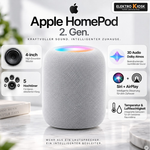 Apple homepod 2nd - apple, |