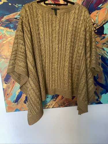 Ralph lauren poncho gold - lauren,