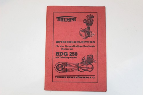Original 1949 triumph bdg - bdg, 250