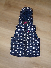 H&M Weste Gr. 110 Steppweste gepunktet Punkte
