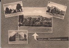 Meinersdorf / Erzgebirge - 4 Ansichten - Burkhardtsdorf
