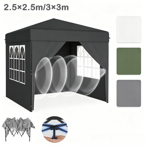 5x2 3x3m faltpavillon - 2,5x2,5,