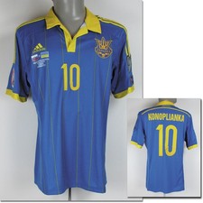 Ukraine match worn shirt Trikot 08.09. 2015 Fußball football