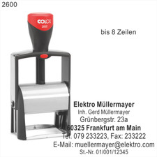 Firmenstempel mit Logo