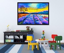 3D Ölgemälde Blumenfeld 48