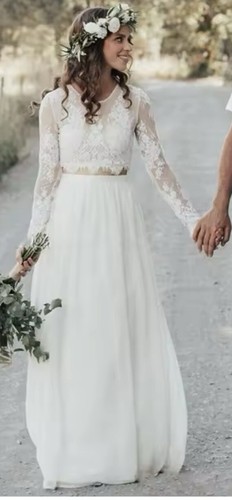Zweiteiliges brautkleid - zweiteiliges,