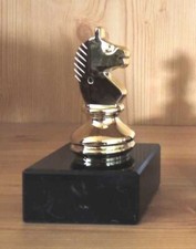 1 Schach Figur aus Metall