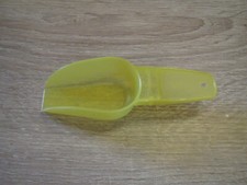 Tupperware Haushaltshelfer kleine Schaufel Mehlschaufel Schäufelchen gelb